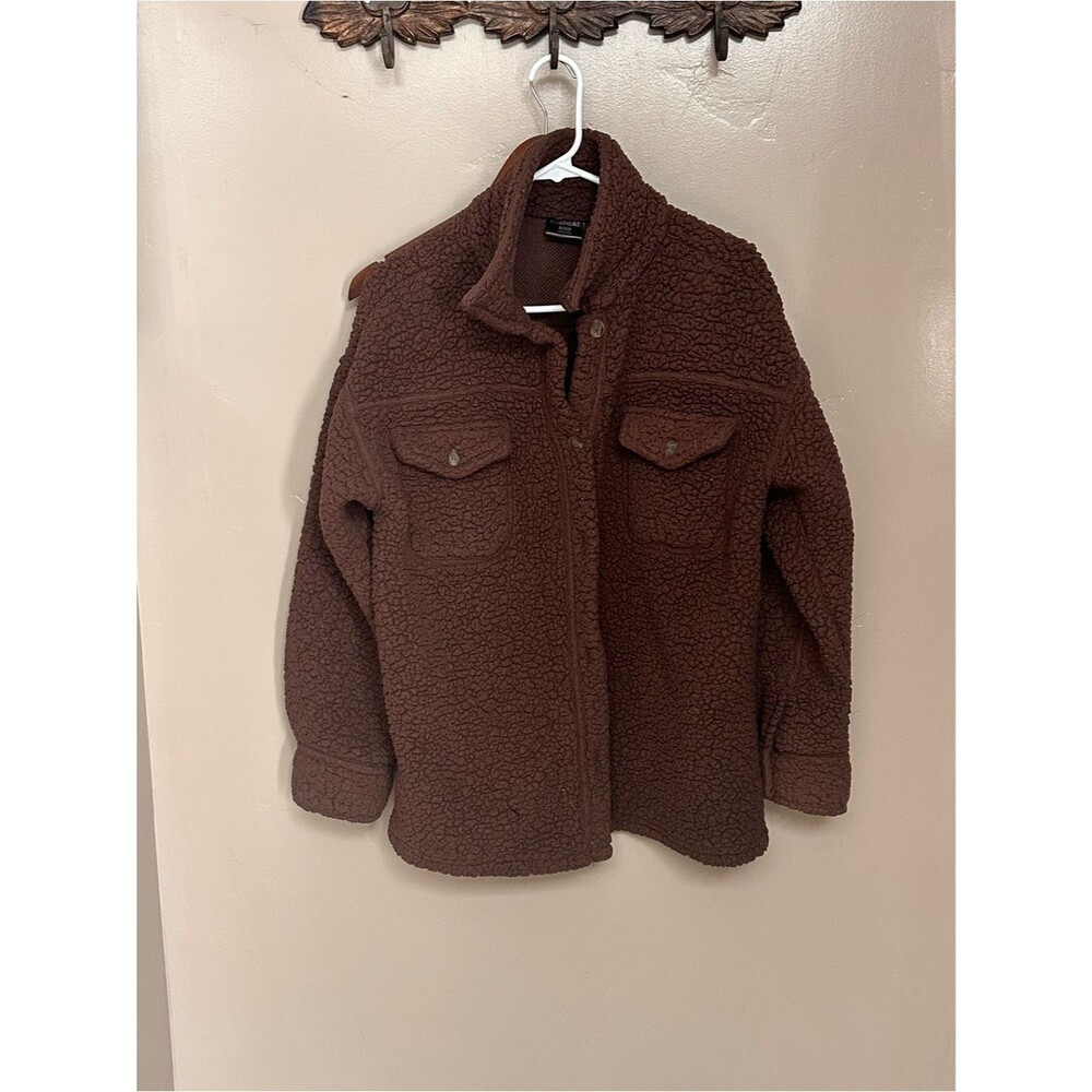 32 Degrees Heat Women’s Brown Sherpa Fleece Jacket